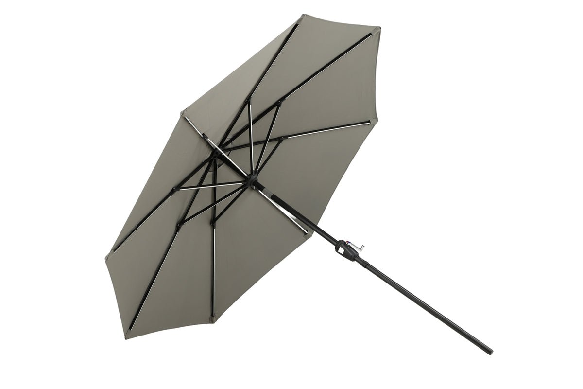 Parasol Lightning – Ø270 cm available in Black or Gray