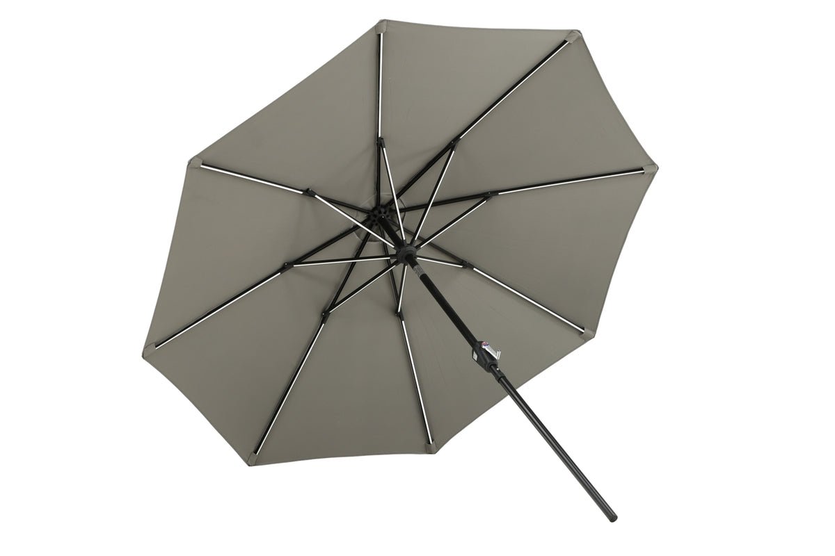 Parasol Lightning – Ø270 cm available in Black or Gray