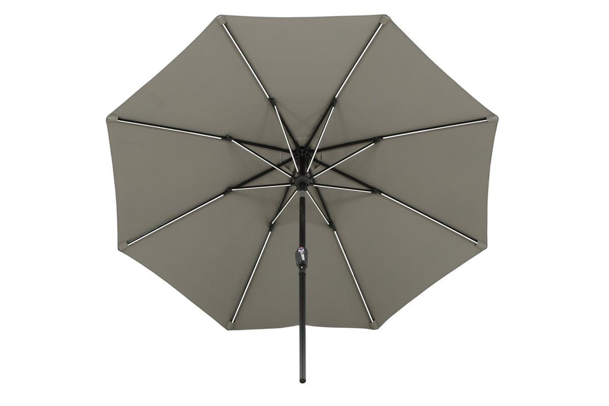 Parasol Lightning – Ø270 cm available in Black or Gray