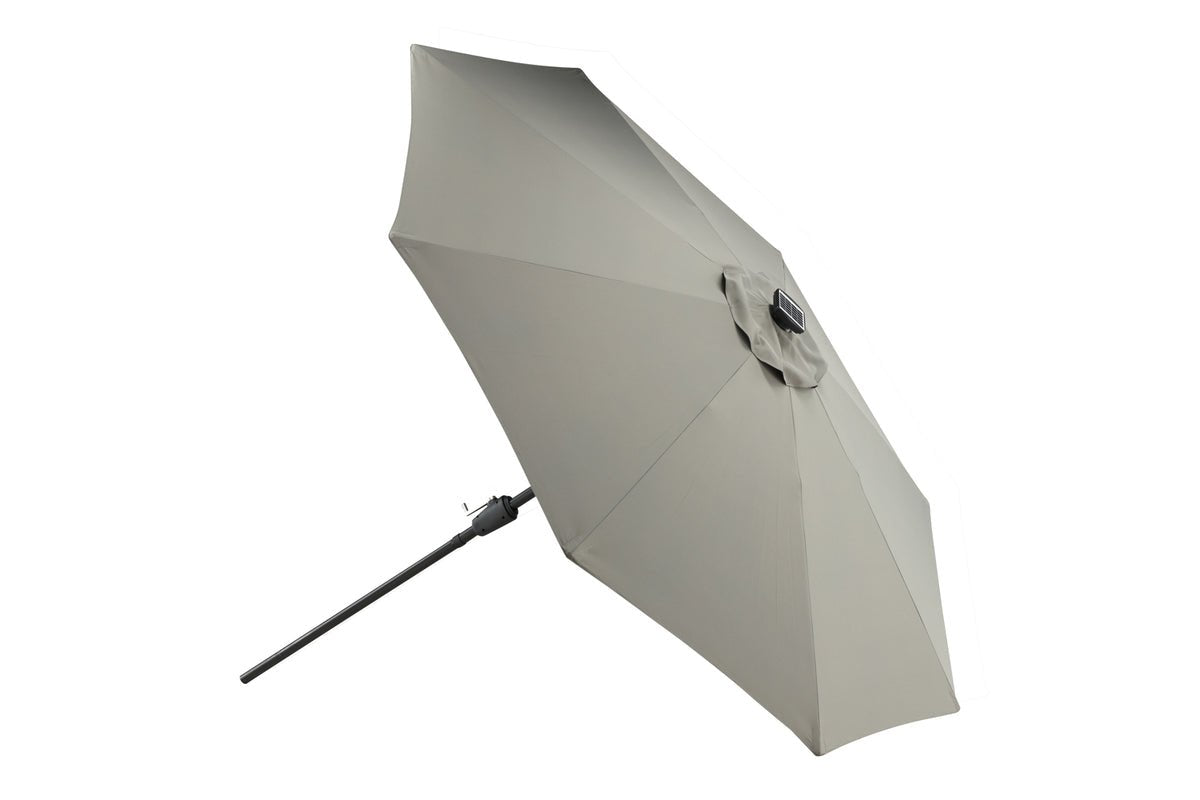 Parasol Lightning – Ø270 cm available in Black or Gray