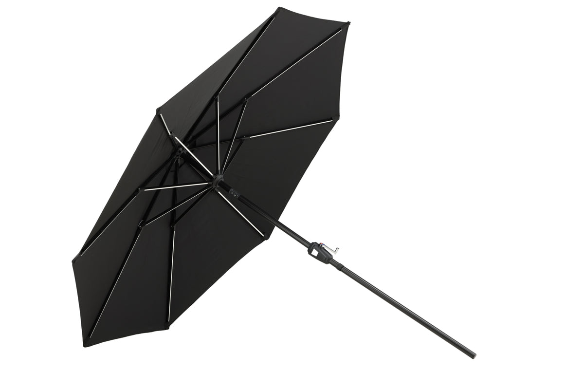 Parasol Lightning – Ø270 cm available in Black or Gray