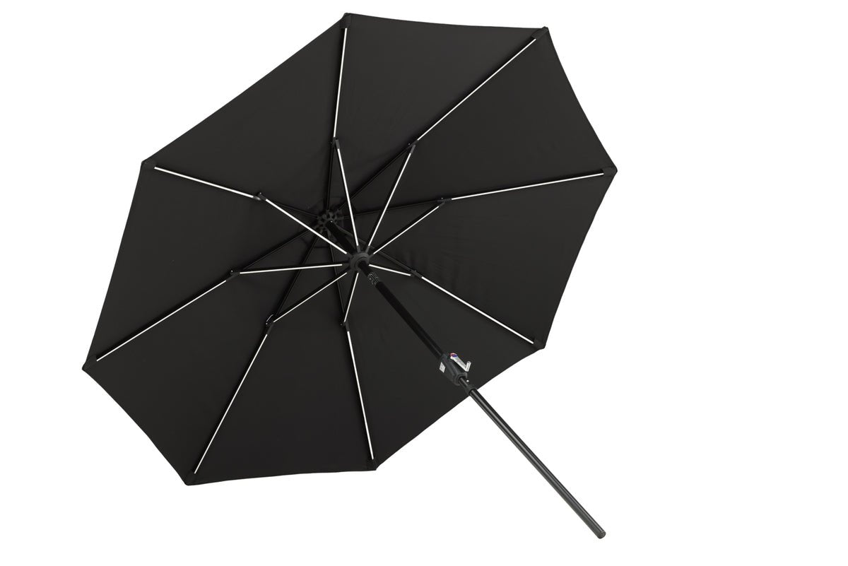 Parasol Lightning – Ø270 cm available in Black or Gray