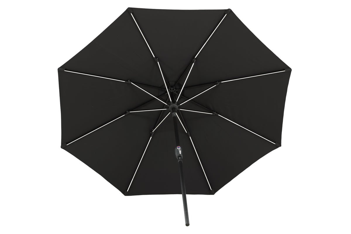Parasol Lightning – Ø270 cm available in Black or Gray
