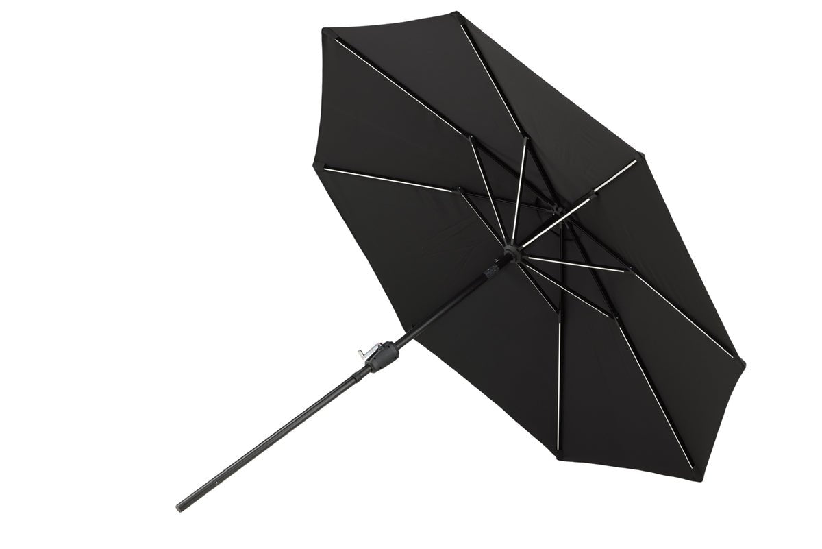 Parasol Lightning – Ø270 cm available in Black or Gray