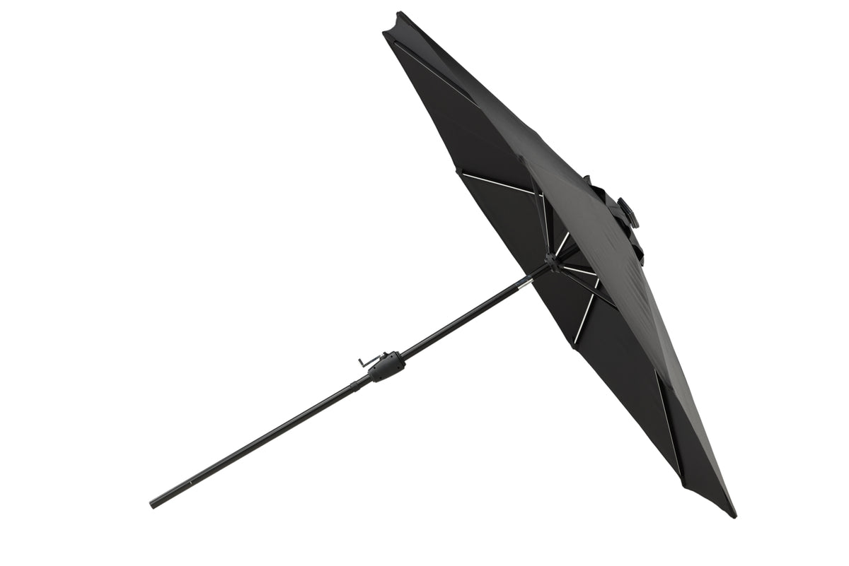 Parasol Lightning – Ø270 cm available in Black or Gray