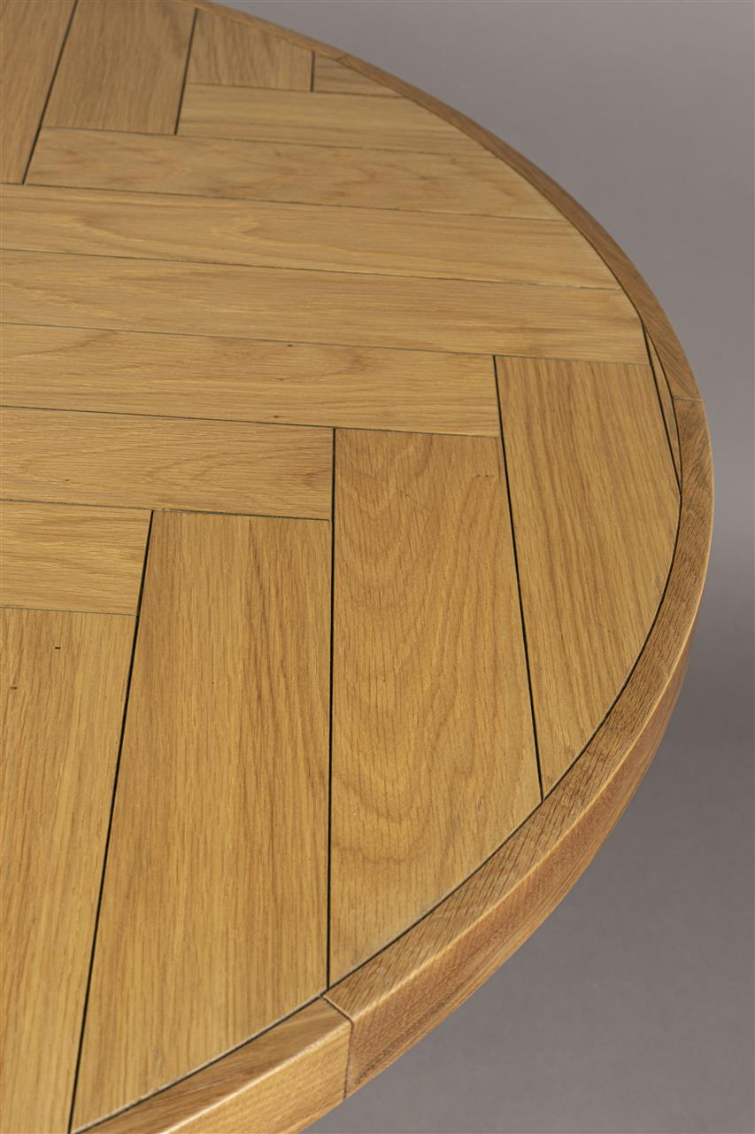 Dining table Iloria 120' – made of Wood in Brown