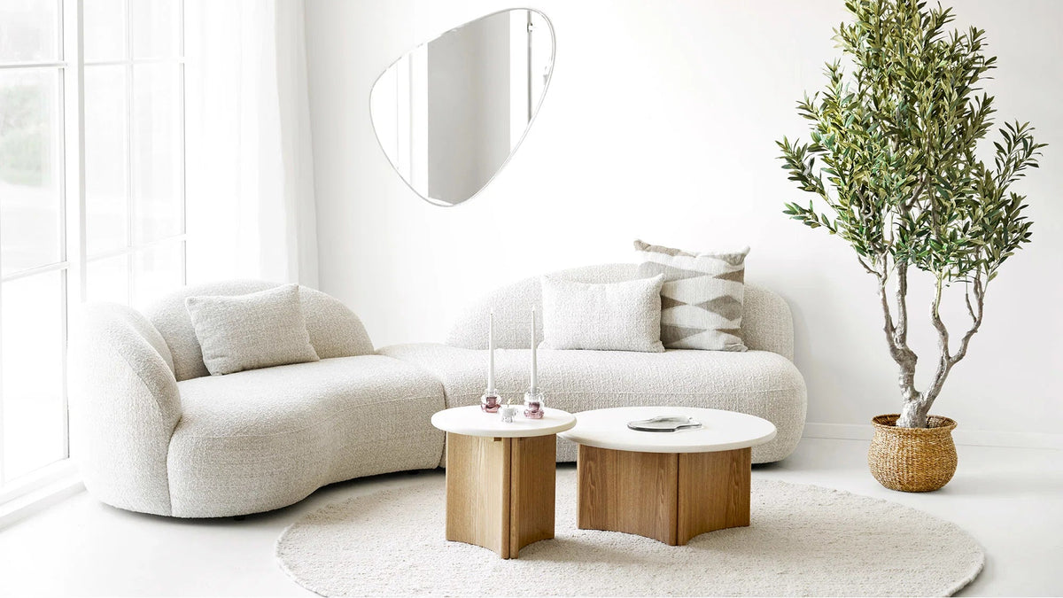 Coffee table Mirabell - in ash wood look