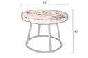 Nelvian Chocolate Black L side table – made of Wood in Black