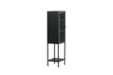 Showcase Tero - in Black with Glass Front