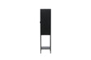 Showcase Tero - in Black with Glass Front