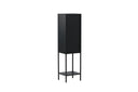 Showcase Tero - in Black with Glass Front
