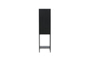 Showcase Tero - in Black with Glass Front