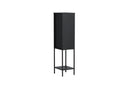 Showcase Tero - in Black with Glass Front