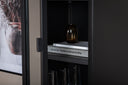 Showcase Tero - in Black with Glass Front