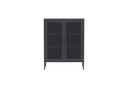Chest of drawers Linje – In Gray with two doors