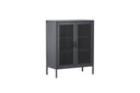Chest of drawers Linje – In Gray with two doors
