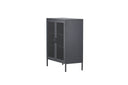 Chest of drawers Linje – In Gray with two doors