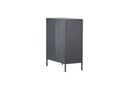 Chest of drawers Linje – In Gray with two doors