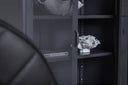 Chest of drawers Linje – In Gray with two doors