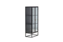 Showcase Leonie - in Black with Wavy Glass Effect
