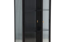 Showcase Leonie - in Black with Wavy Glass Effect