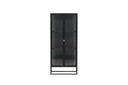 Showcase Leonie - in Black with Wavy Glass Effect