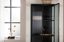 Showcase Leonie - in Black with Wavy Glass Effect