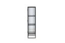 Showcase Leonie - in Black with Wavy Glass Effect