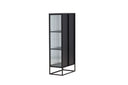 Showcase Leonie - in Black with Wavy Glass Effect