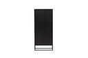 Showcase Leonie - in Black with Wavy Glass Effect