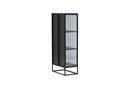 Showcase Leonie - in Black with Wavy Glass Effect