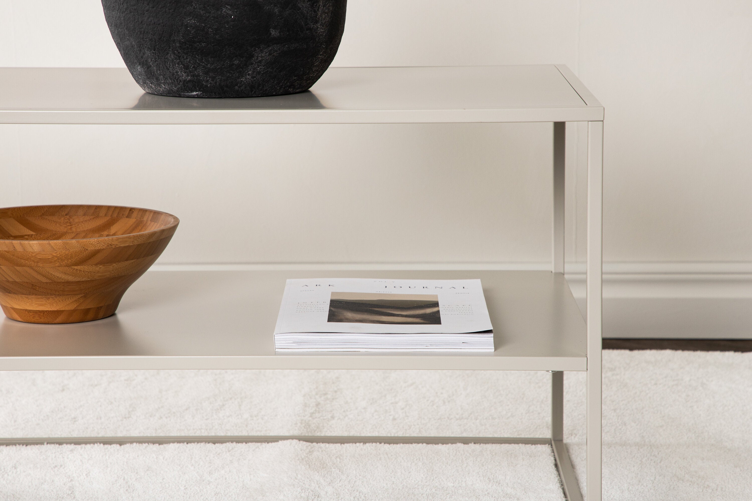 Side Table Skapa - Simple Design in Beige