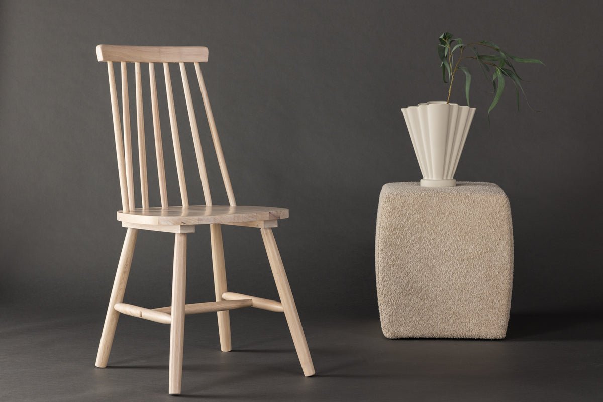 Set of 2 - Lünemann Chair, modern wooden chair in 5 colors