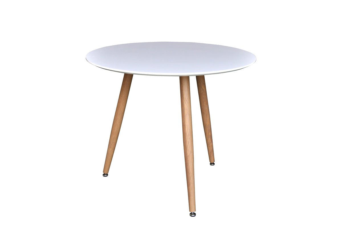 Dining table Koa - round shape and stylish coloring
