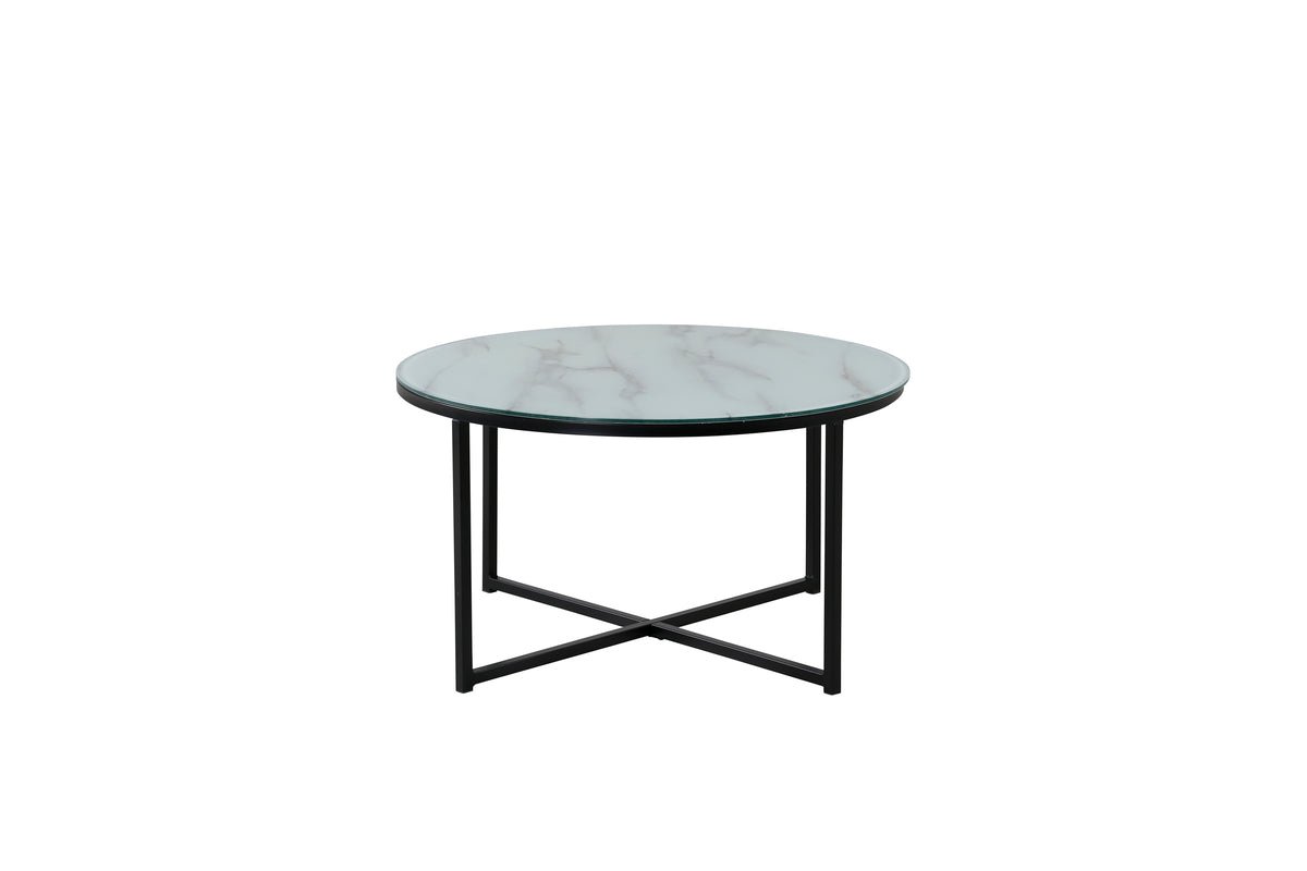 Coffee table Velen - with fine marble look