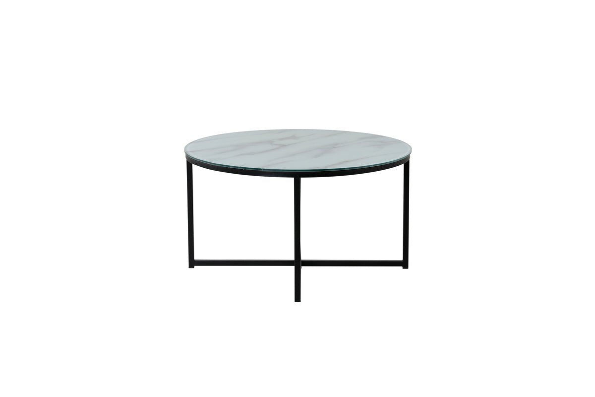 Coffee table Velen - with fine marble look