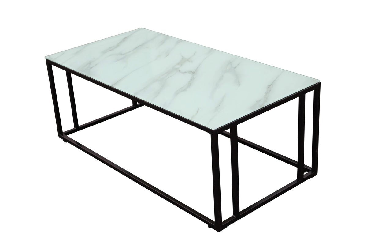 Coffee table Velen - with fine marble look