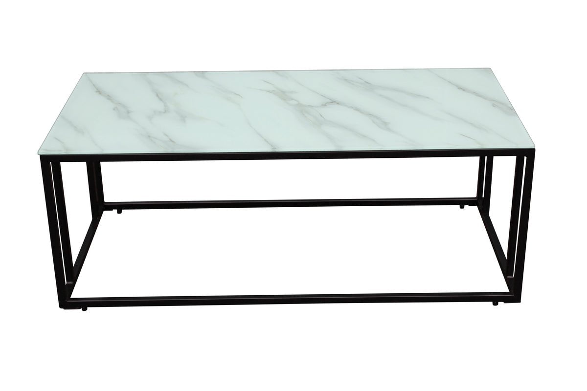 Coffee table Velen - with fine marble look