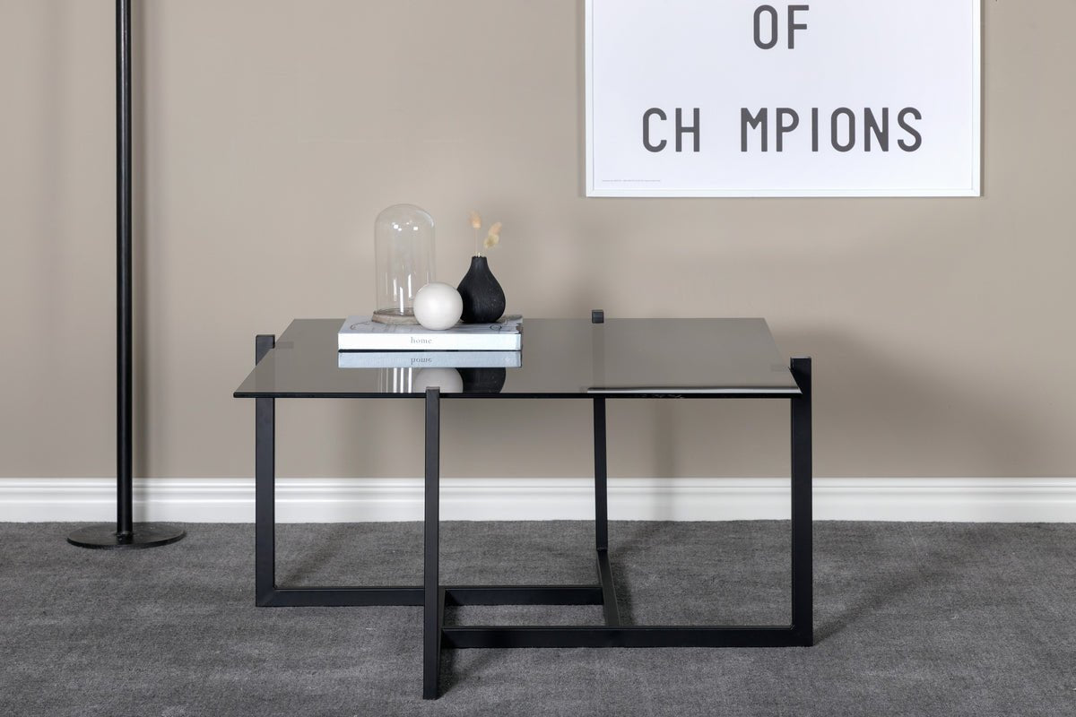 Couchtisch Donna - mit Glas-Tischplatte