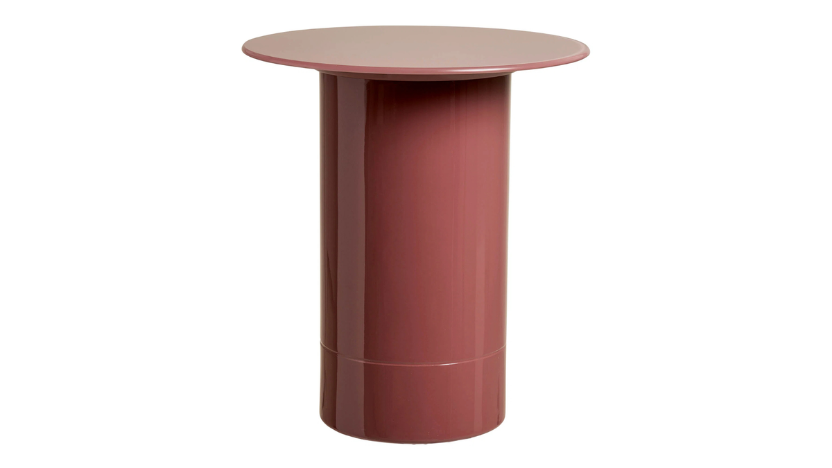 Side table Rose - made of MDF and glass