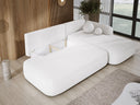 Designer Ecksofa Babu Bouclé mit Schlaf- und Klappfunktion