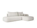 Designer Ecksofa Babu Bouclé mit Schlaf- und Klappfunktion