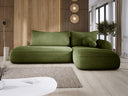 Designer Ecksofa Babu Bouclé mit Schlaf- und Klappfunktion