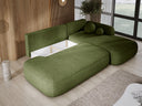 Designer Ecksofa Babu Bouclé mit Schlaf- und Klappfunktion