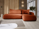 Designer Ecksofa Babu Bouclé mit Schlaf- und Klappfunktion