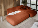 Designer Ecksofa Babu Bouclé mit Schlaf- und Klappfunktion