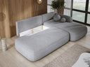 Designer Ecksofa Babu Bouclé mit Schlaf- und Klappfunktion