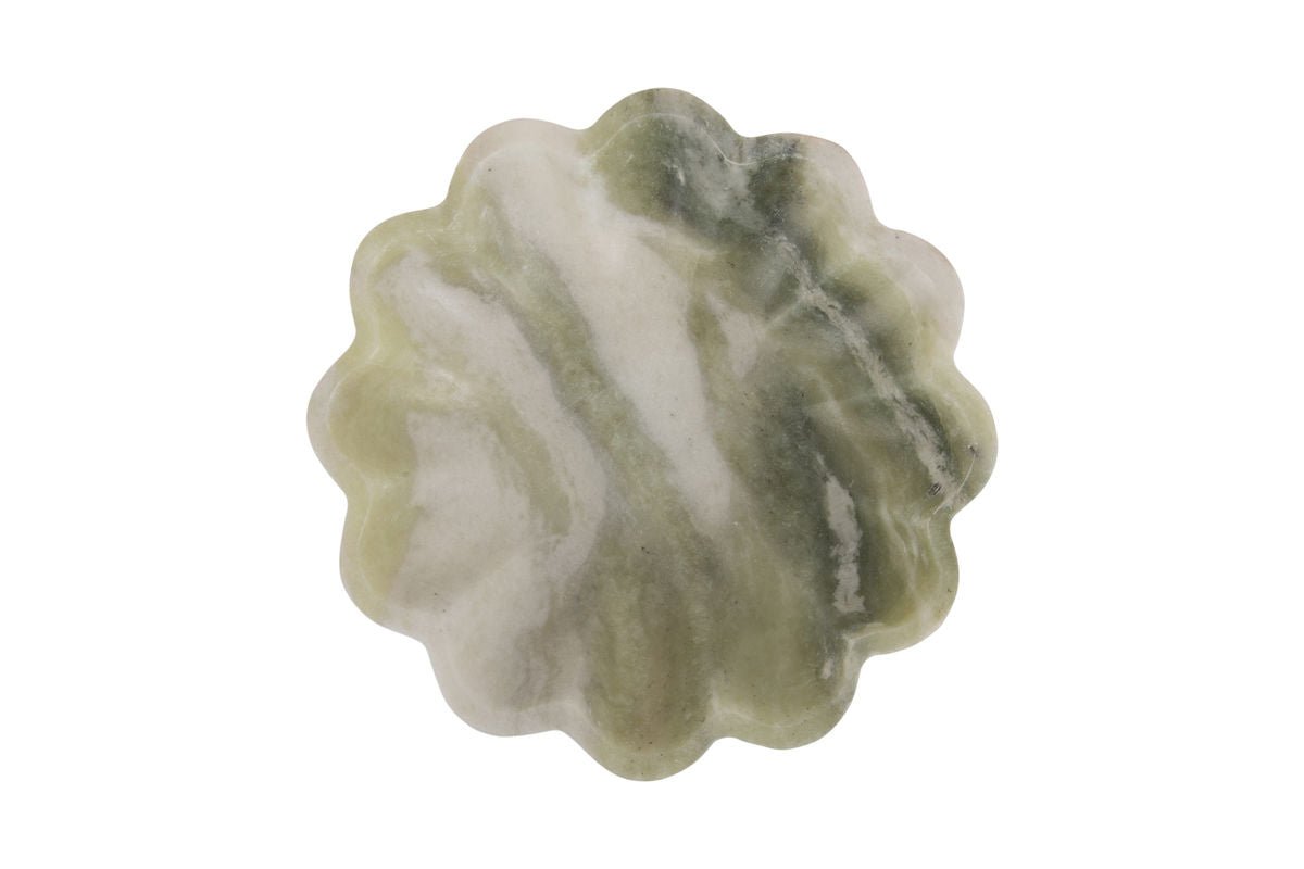 Bowl Cyréna – made of marble / flower-shaped