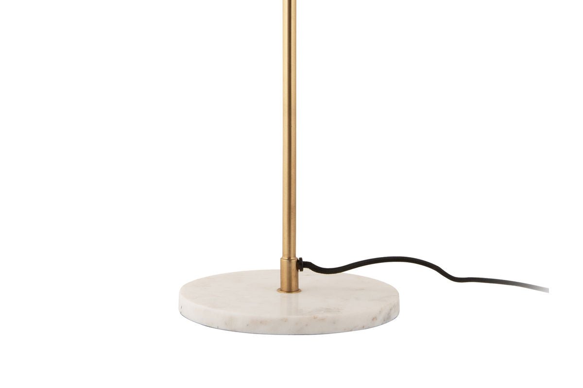 Table Lamp Vindor - Designer Light Made of Iron with Wave Shade