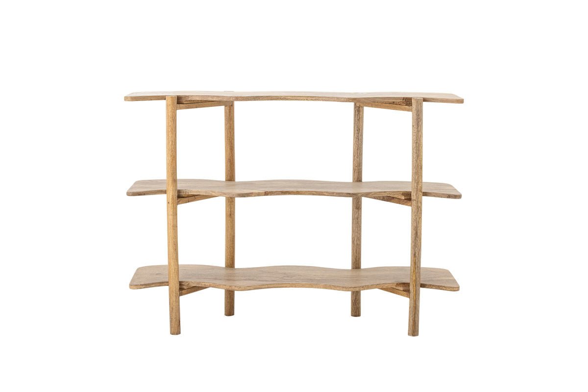 Bücherregal Reno – FSC®-zertifiziertes Mangoholz im natürlichen Design